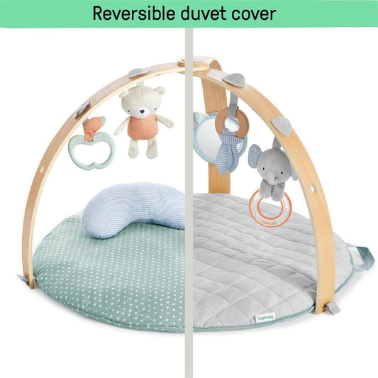 Ingenuity Cozy Spot Reversible Duvet Activity Gym & Play Mat - Loamy
