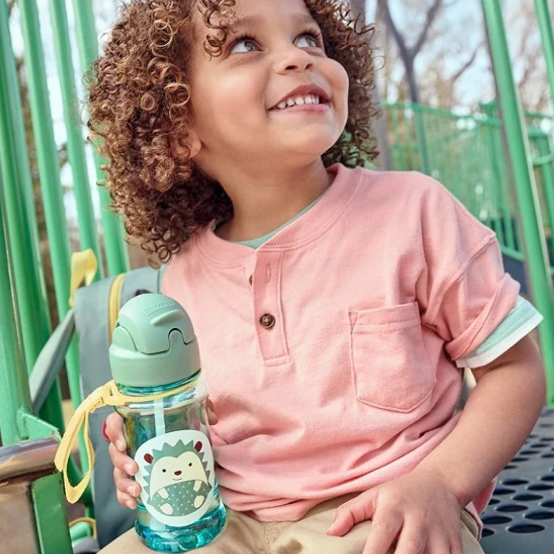 Skip Hop Zoo Tritan Straw Bottle – Hedgehog