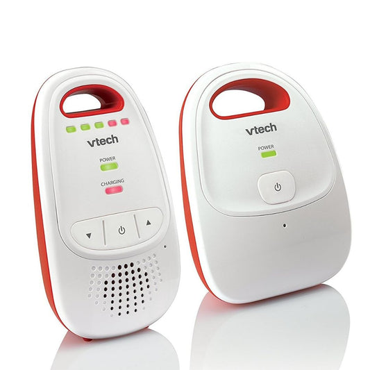 Two VTech baby monitors on a white background