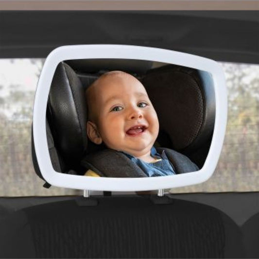 Asalvo Baby Car Mirror Led Light 360 Degree