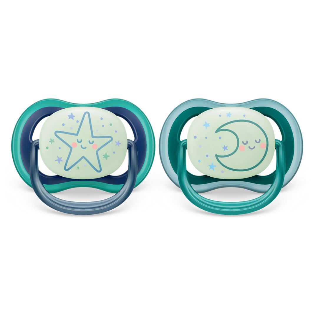 Philips Avent Ultra Air Pacifier - Star & Moon