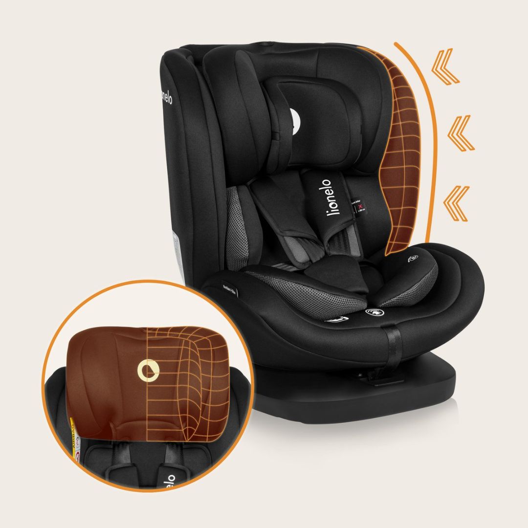 Lionelo Bastiaan i-Size Car Seat Black Carbon