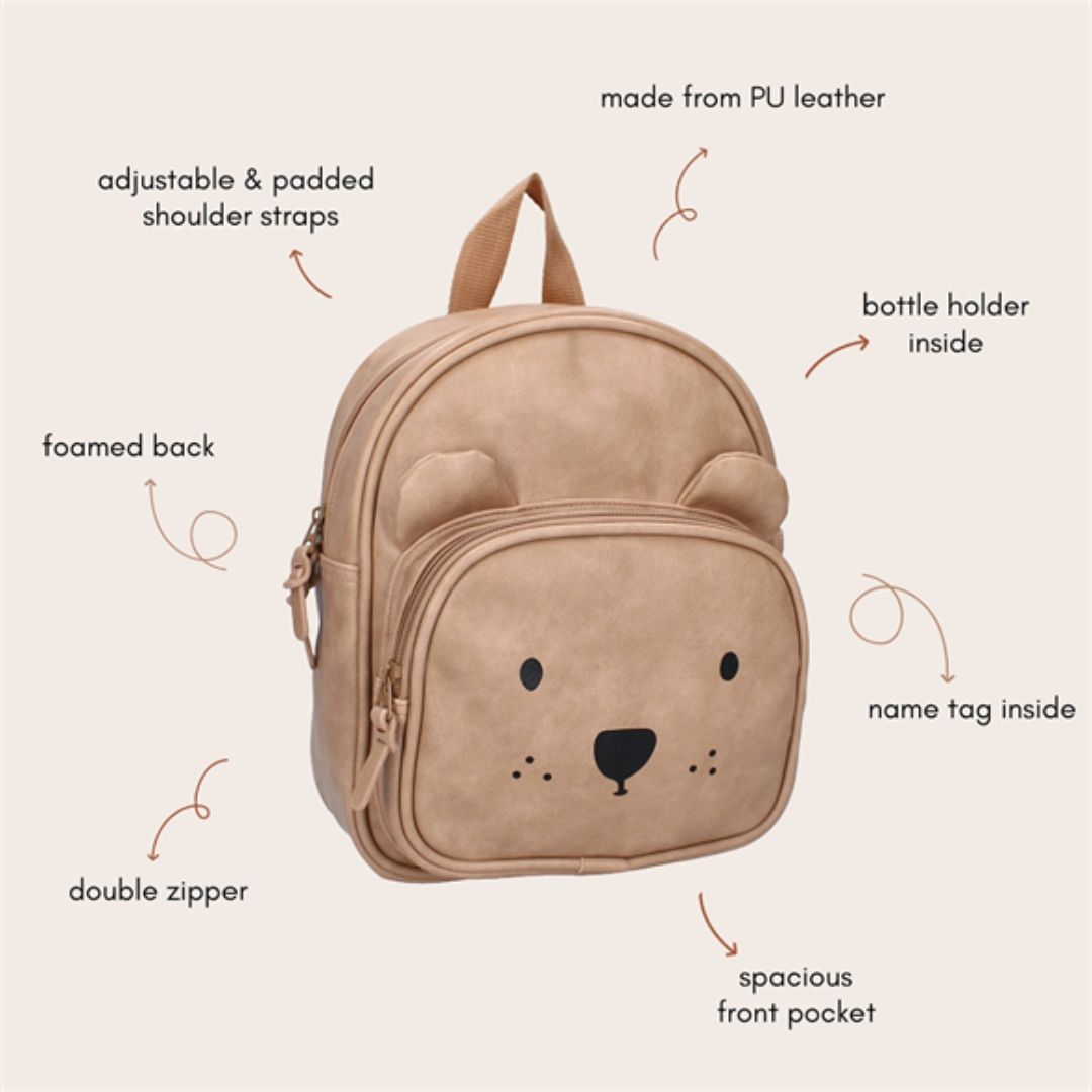Vadobag Backpack Kidzroom Beary Excited - Sand