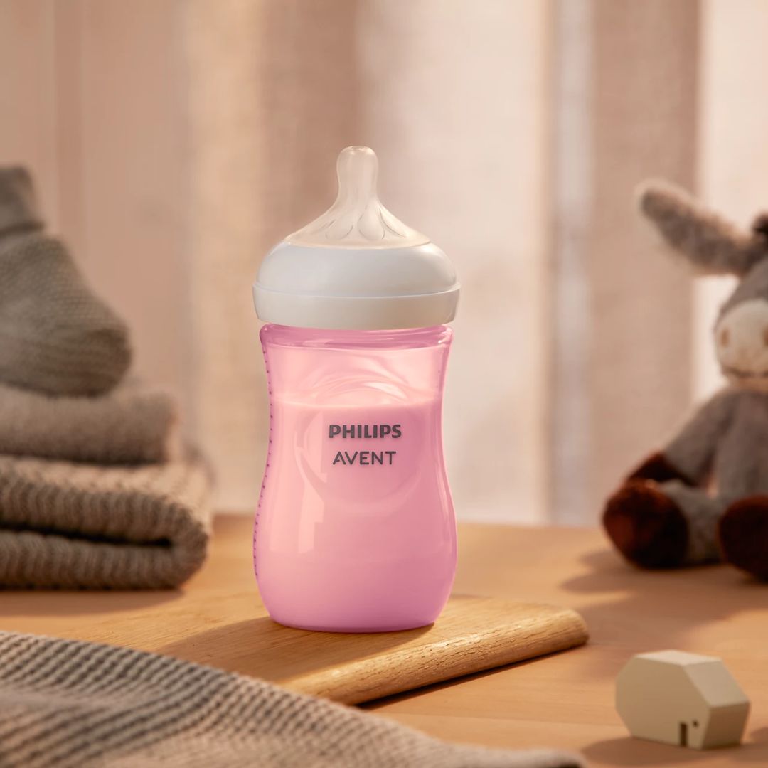 Philips Avent 260 Ml Natural Response Baby Bottle Pink