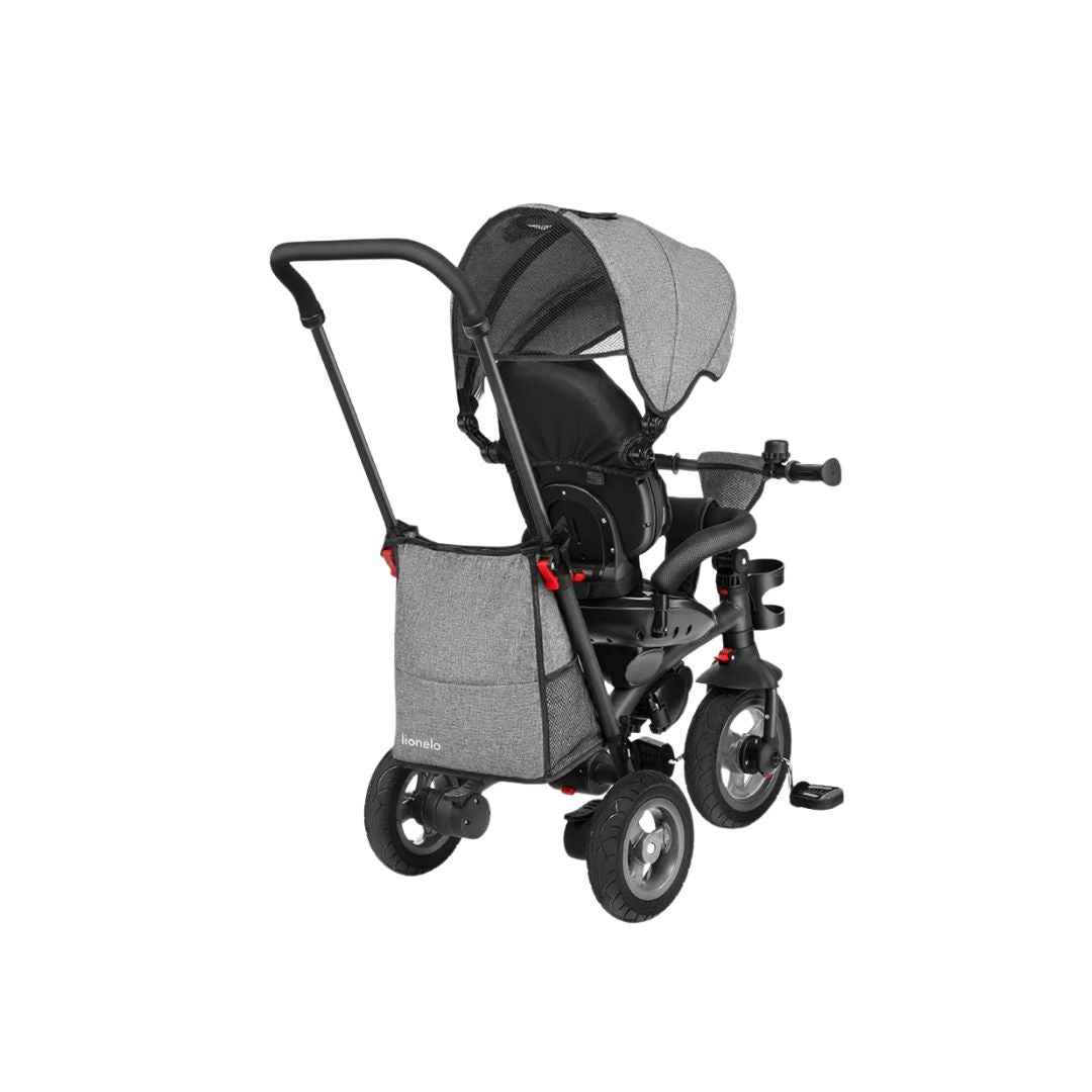 Lionelo All In One 360 Rotating Tris Tricycle in Grey