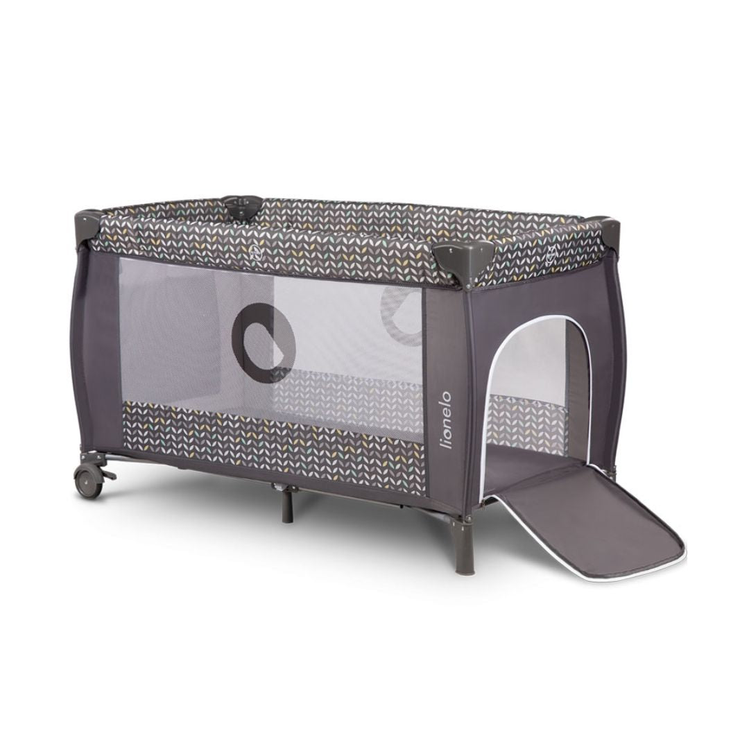 Lionelo Playpen Bed Sven Plus Grey Scandi