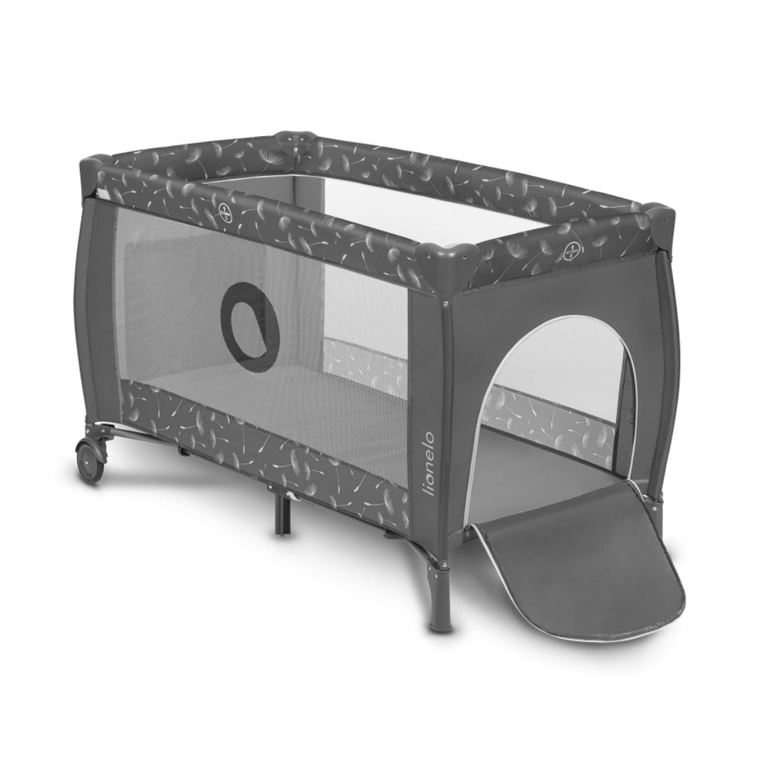 Lionelo Playpen Bed Sven Plus Grey Concrete