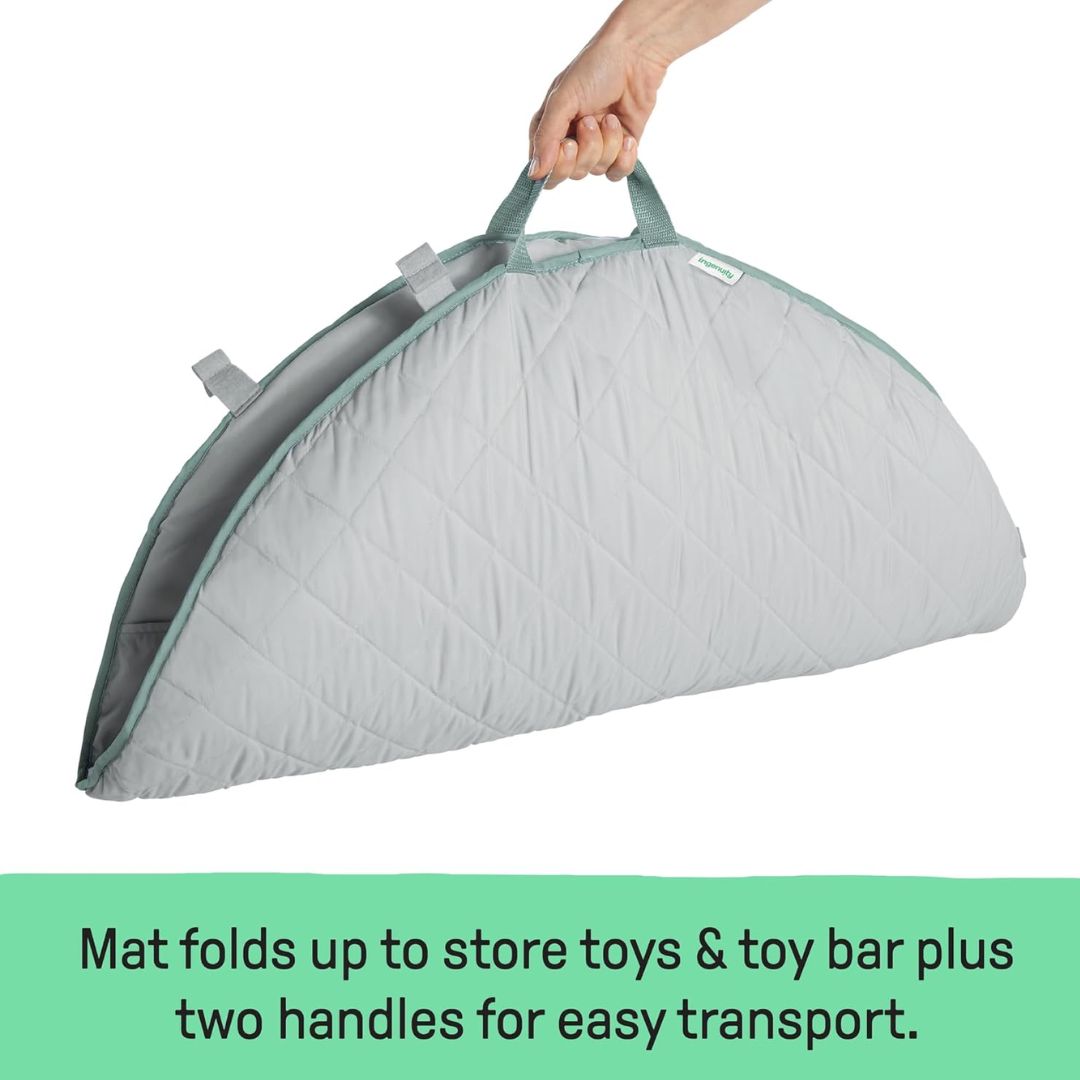 Ingenuity Cozy Spot Reversible Duvet Activity Gym & Play Mat - Loamy