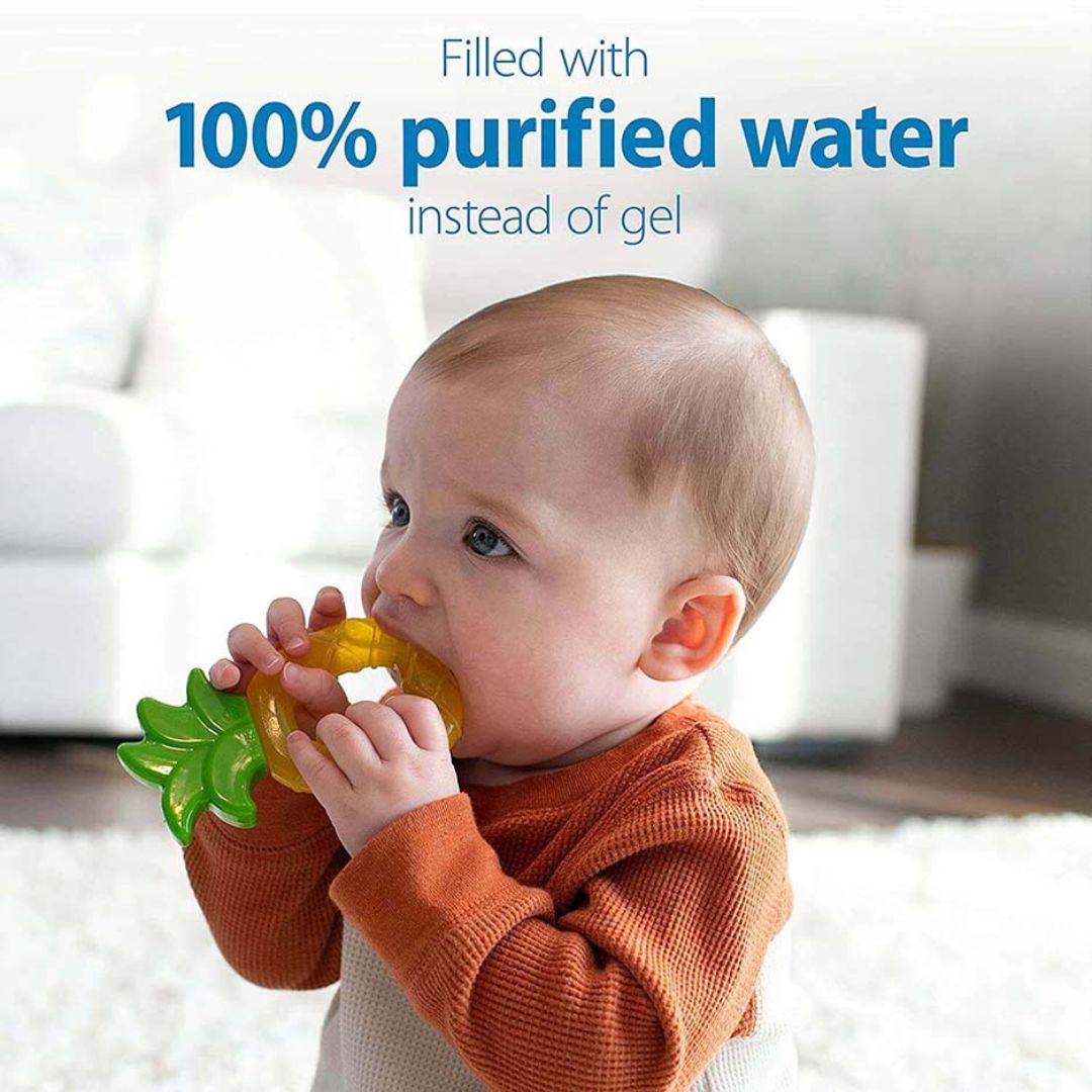 Dr. Brown's AquaCool Water-Filled Teether - Pineapple & Apple