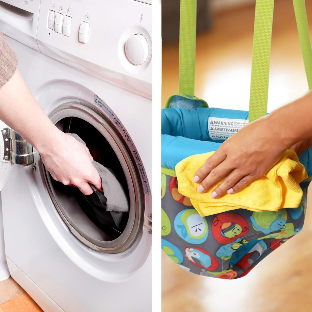 exersaucer easy to clean