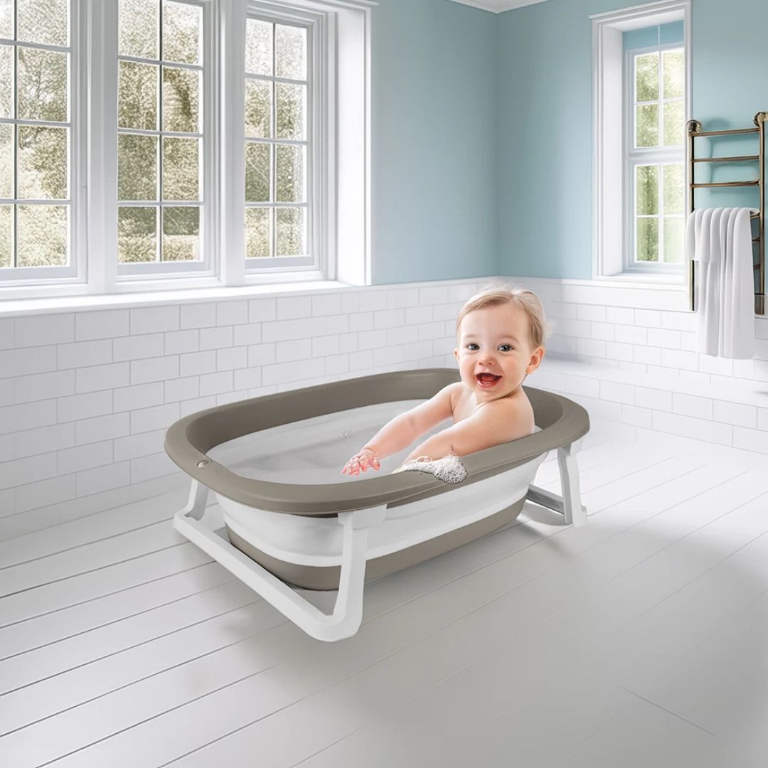 Dolu Full Nuve Foldable Bathtub - Brown