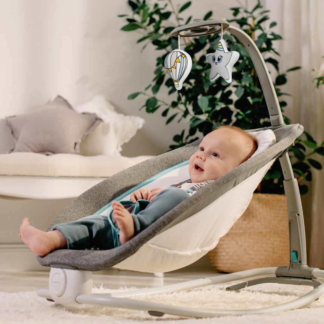 Lionelo Pascal Grey Scandi Bouncer-Rocker