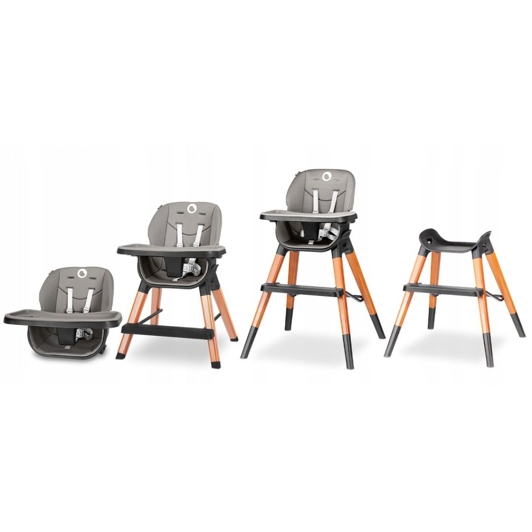 Lionelo Mona Black Onyx 4-in-1 High Chair