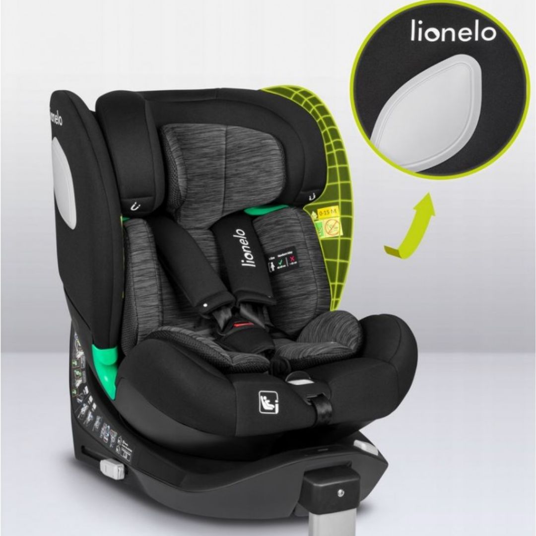 Lionelo Braam i-Size Car Seat Black Grey