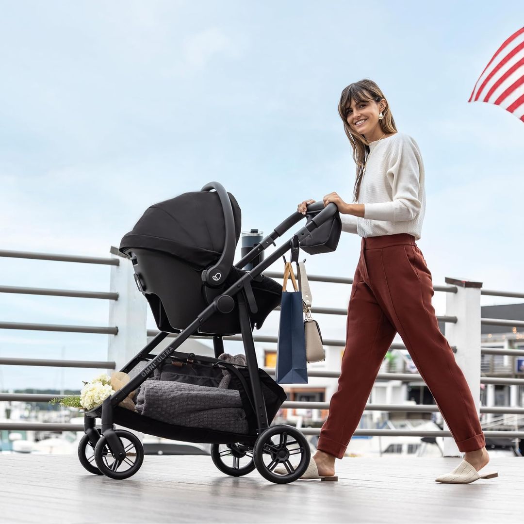 Evenflo Omni Ultra Travel System Stroller + Rotational Infant Car Seat