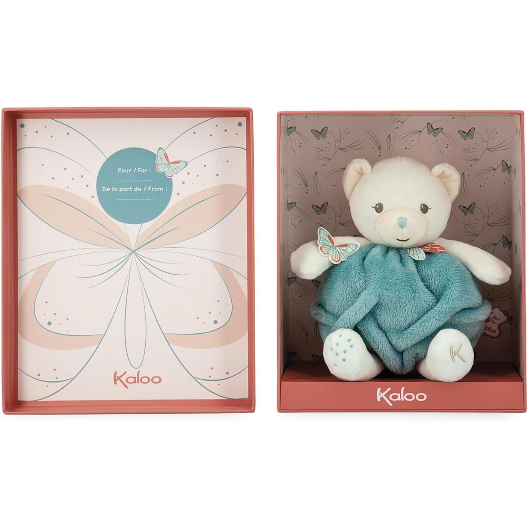 Kaloo Plume Bubble of Love Green Teddy Bear Plushie