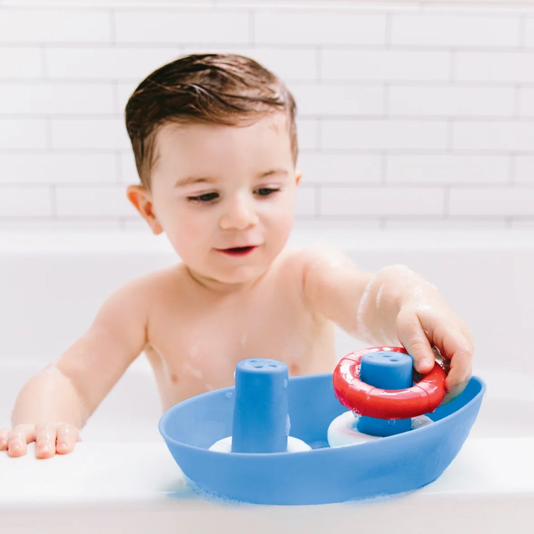 Ubbi Boat & Buoys Bath Toys Set