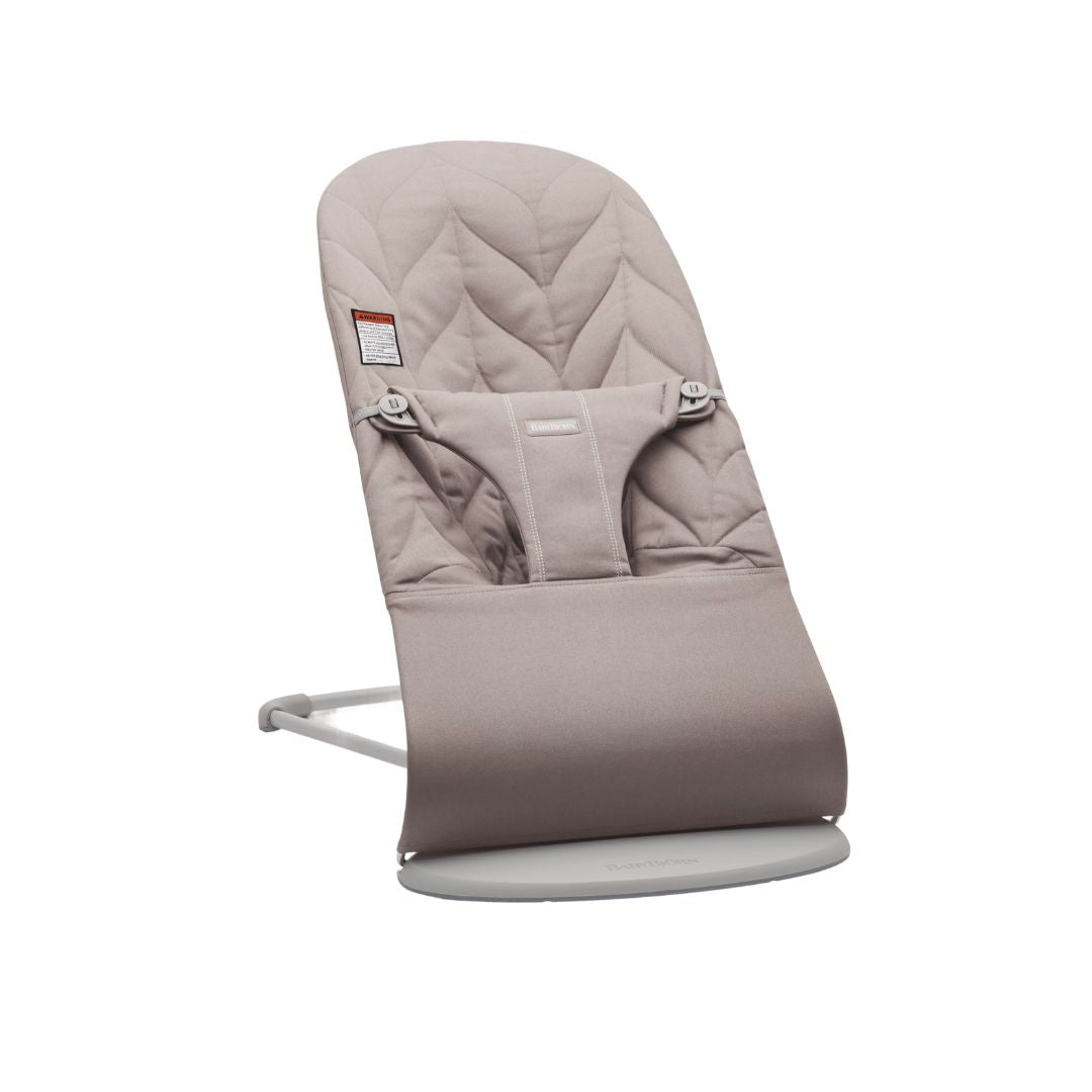 BabyBjorn Baby bouncer chair with quilted design on a white background