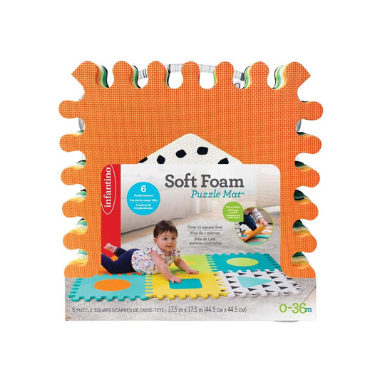 Infantino Soft Foam Puzzle Mat packaging on a white background