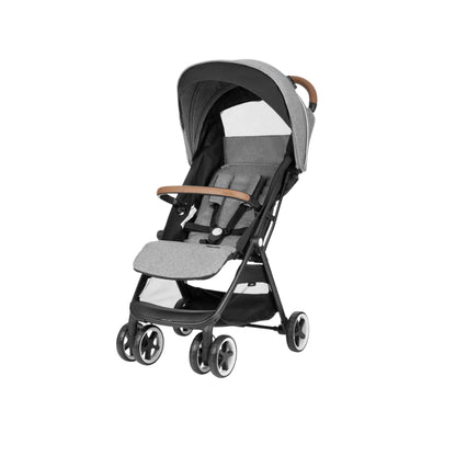 Evenflo Gray and black stroller on a white background