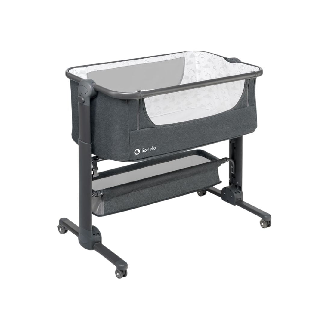 Lionelo 3 in 1 Next To Me Bedside Cot Timon Grey