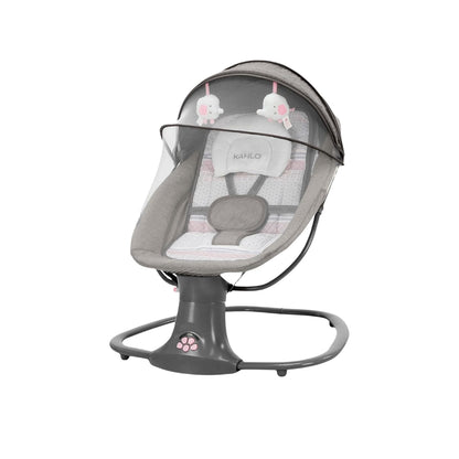 Asalvo Baby swing with mesh cover on a white background