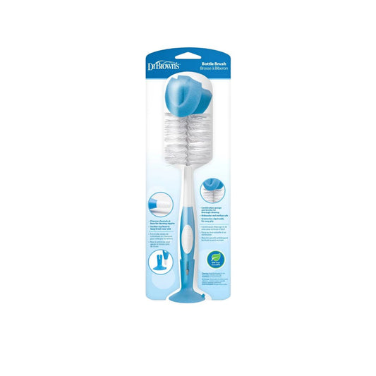 Dr. Brown's bottle brush with packaging on a white background