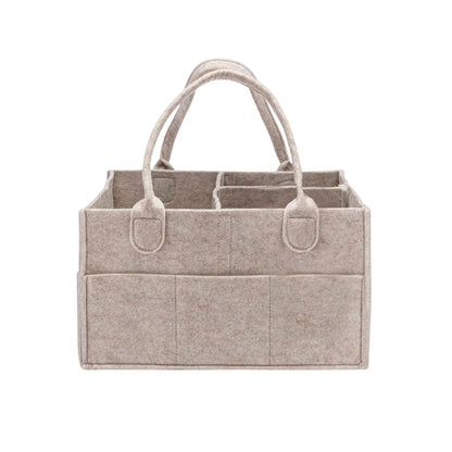 Felt Diaper Bag - Beige