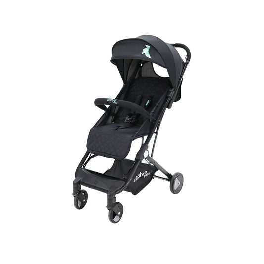 Asalvo Travel Stroller Black Aqua