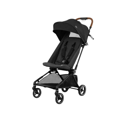 Evenflo Black stroller on a white background