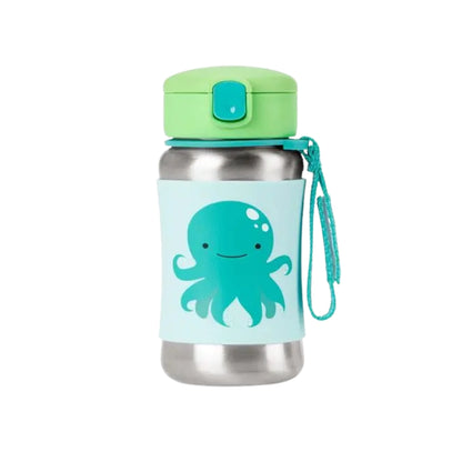 Skip Hop Stainless Steel Straw Bottle – Octopus