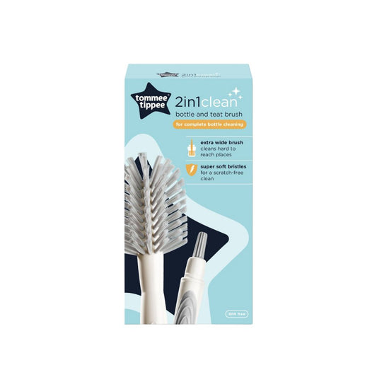 Tommee Tippee 2-in-1 Clean Bottle and Teat Brush