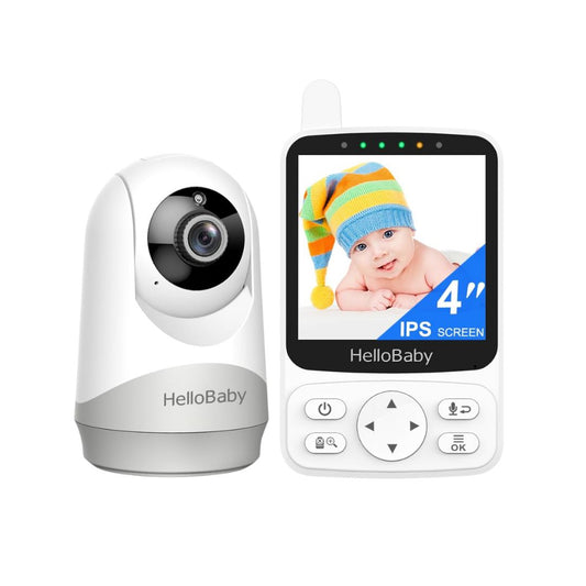 HelloBaby white monitor in a white background