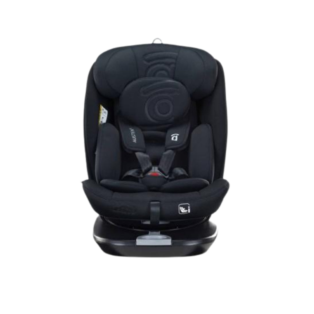 Asalvo Black car seat on a white background