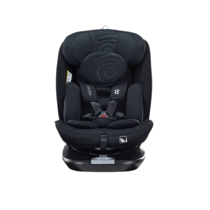 Asalvo Black car seat on a white background