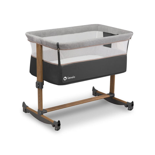 Lionelo Next To Me Bedside Cot Bed Leonie Grey Stone