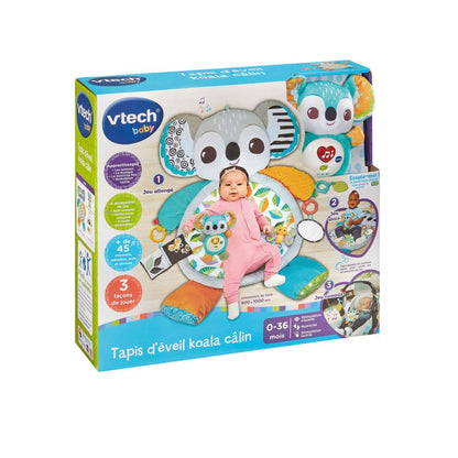 Vtech baby toy packaging with a koala design on a white background