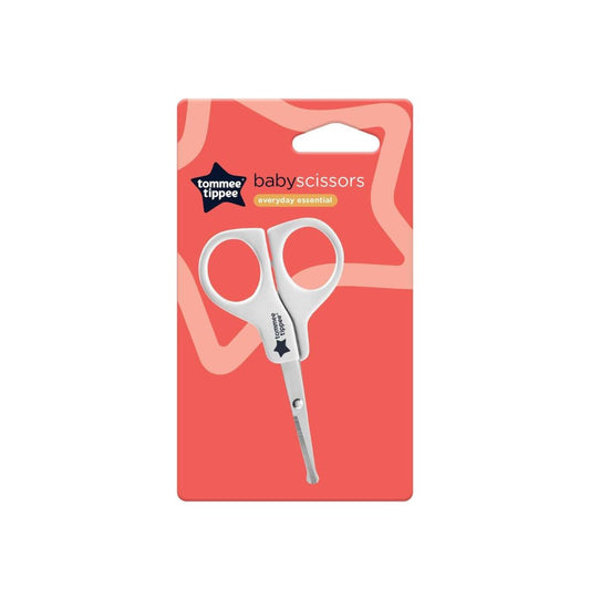 Tommee Tippee baby scissors packaging on a white background