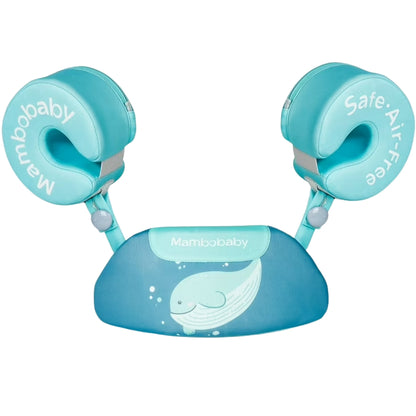 Mambobaby Air-Free Armbands Float Set Swim Trainer - Blue Whale
