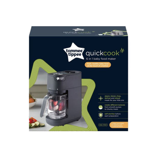 Tommee Tippee black Quickcook food maker