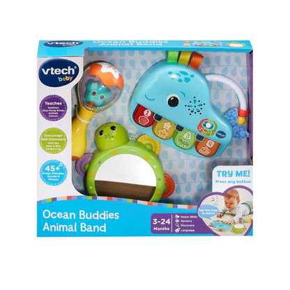 Vtech Ocean Buddies Animal Band toy packaging on a white background
