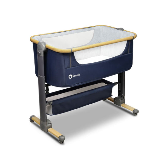 Lionelo 3 in 1 Next to Me Bedside Cot Timon Blue Navy