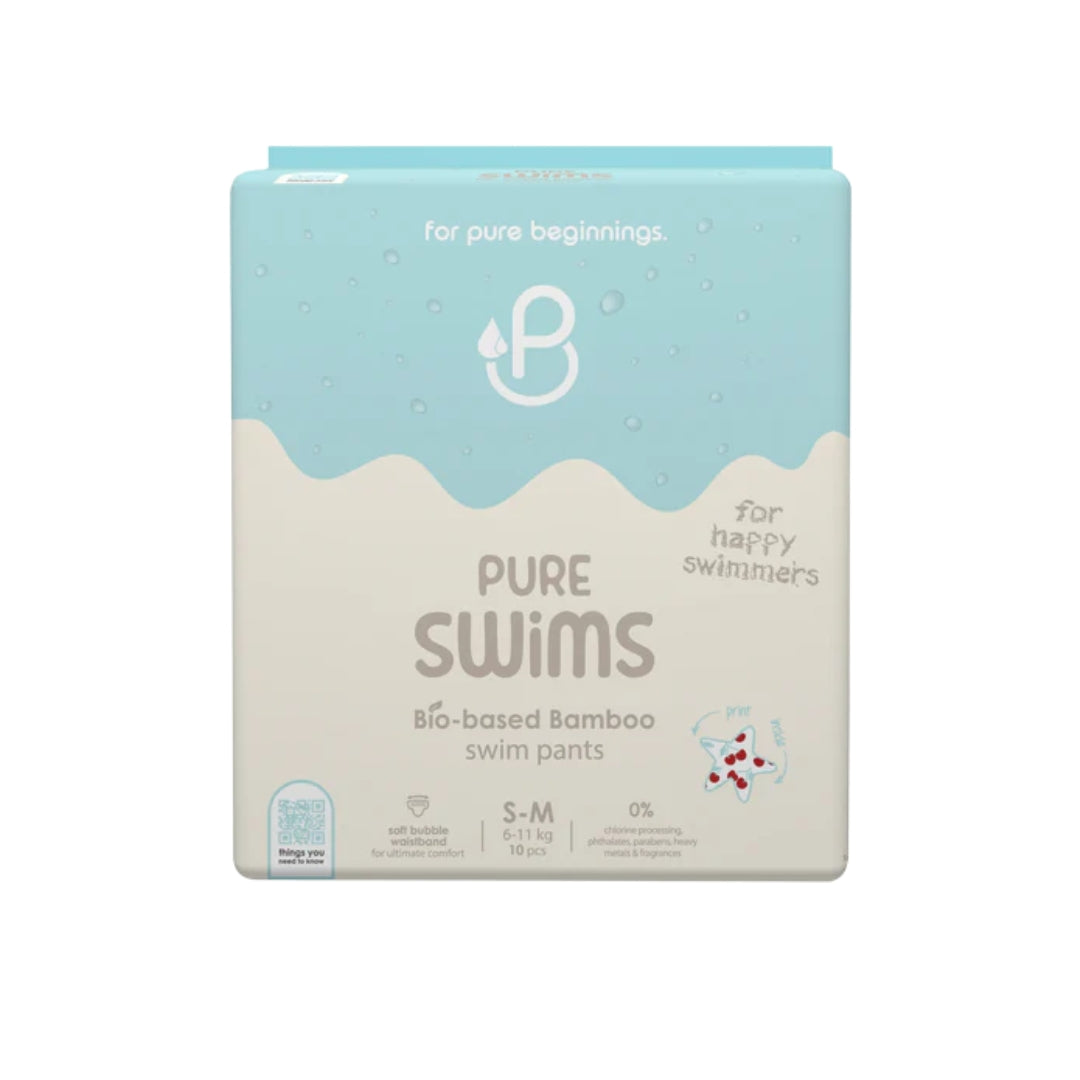 Pack of Pure Swims swim pants on a white background