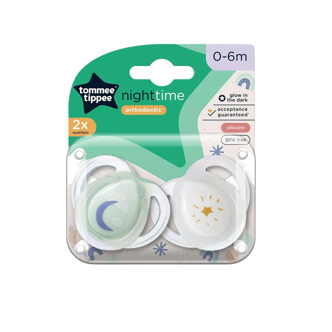 Tommee Tippee Night Time Style Soother 0-6M