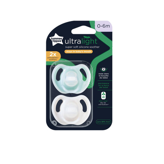 Tommee Tippee Ultra-Light Silicone Soother 0-6 months