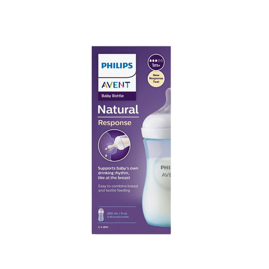 Philips Avent 260 ml Natural Response Baby Bottle Blue