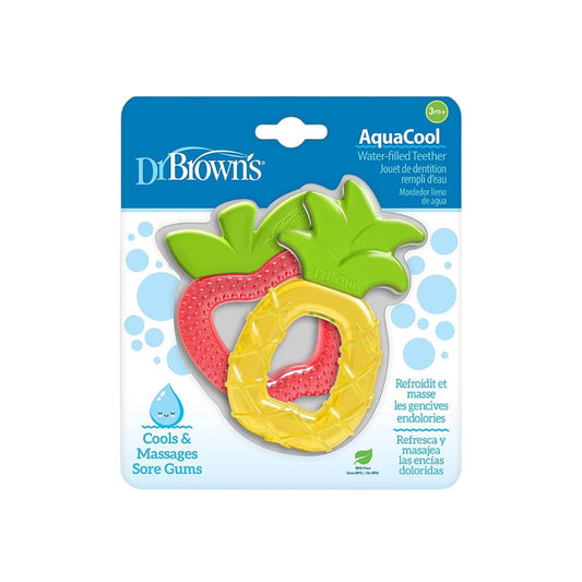 Dr. Brown's AquaCool Water-Filled Teether - Pineapple & Apple