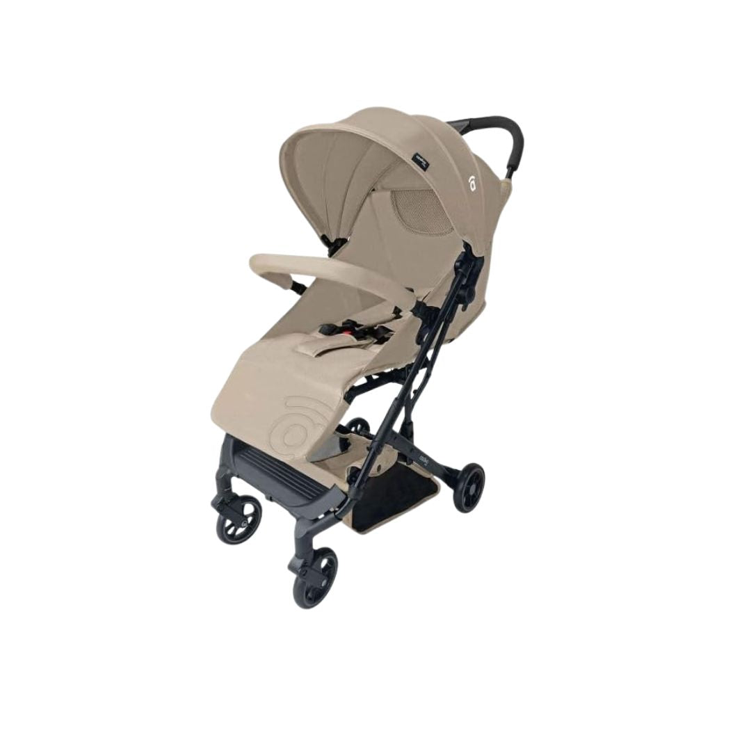 Asalvo Beige Stroller in a white background