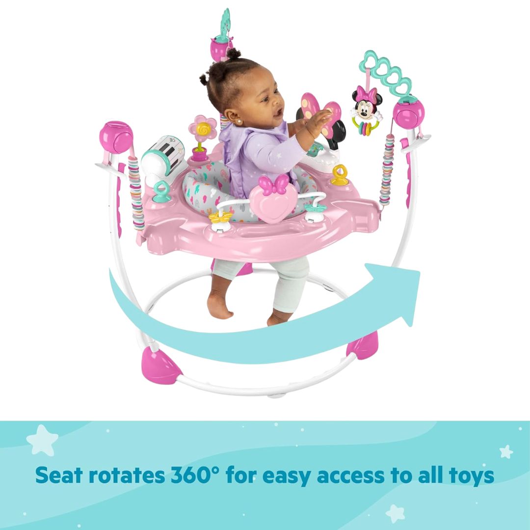 Bright Starts Disney Baby Minnie Mouse Baby Activity Center Jumper