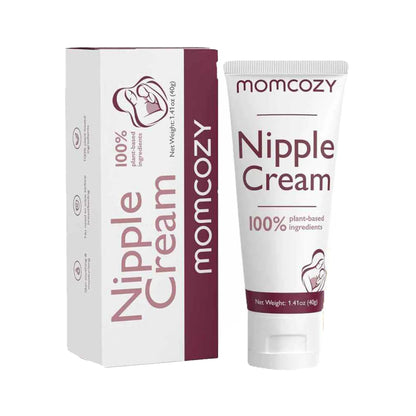 Momcozy Nipple Cream packaging with tube and box on a white background